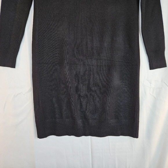 By Design Black knit Long Line Open Front Cardigan Casual Comfort Sz S, So Soft - Picture 10 of 10